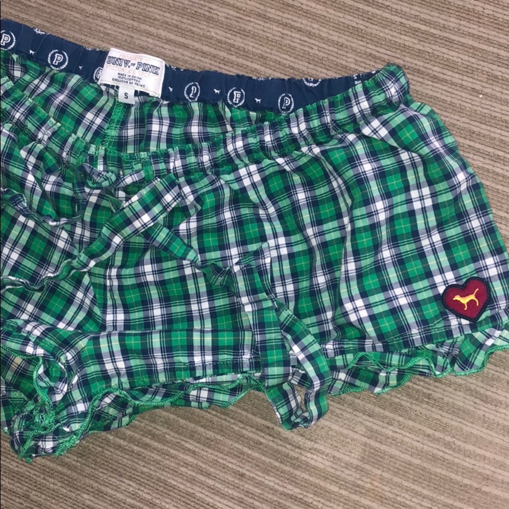 Plaid boy shorts